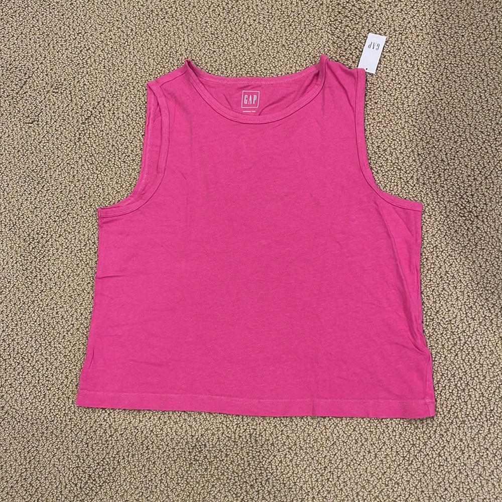 NWT! Pink Gap Shrunken Tee Tank